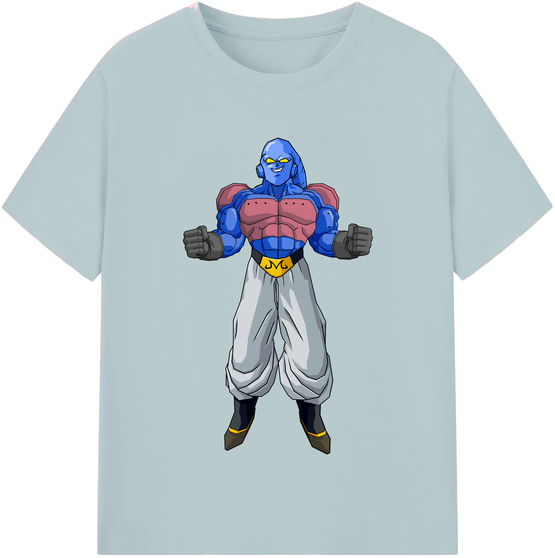 （画像用） ドラゴンボール 魔人ブウ DRAGON BALL Majin Buu 綿100％半袖Tシャツ（フロントプリント）